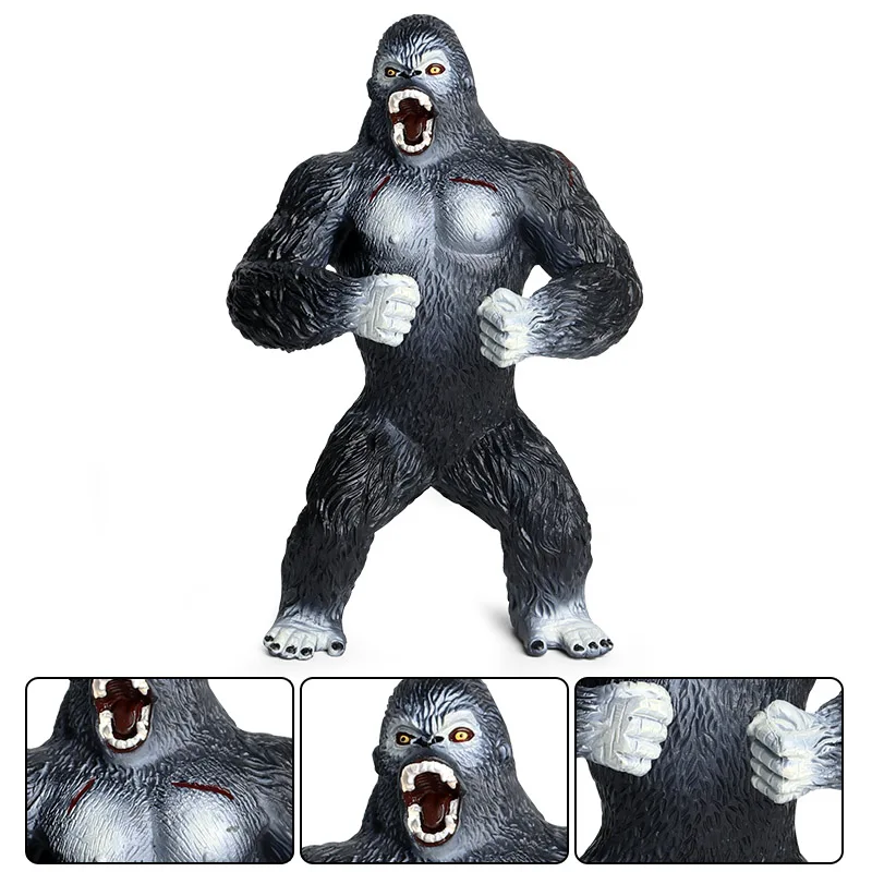 Oenux Savage King Kong Gorill Modeliavimas Didelis Orangutan Šimpanzė Indominus Rex Gyvūnams Modelis Figūrėlių Kolekcija Vaikams Žaislas 1