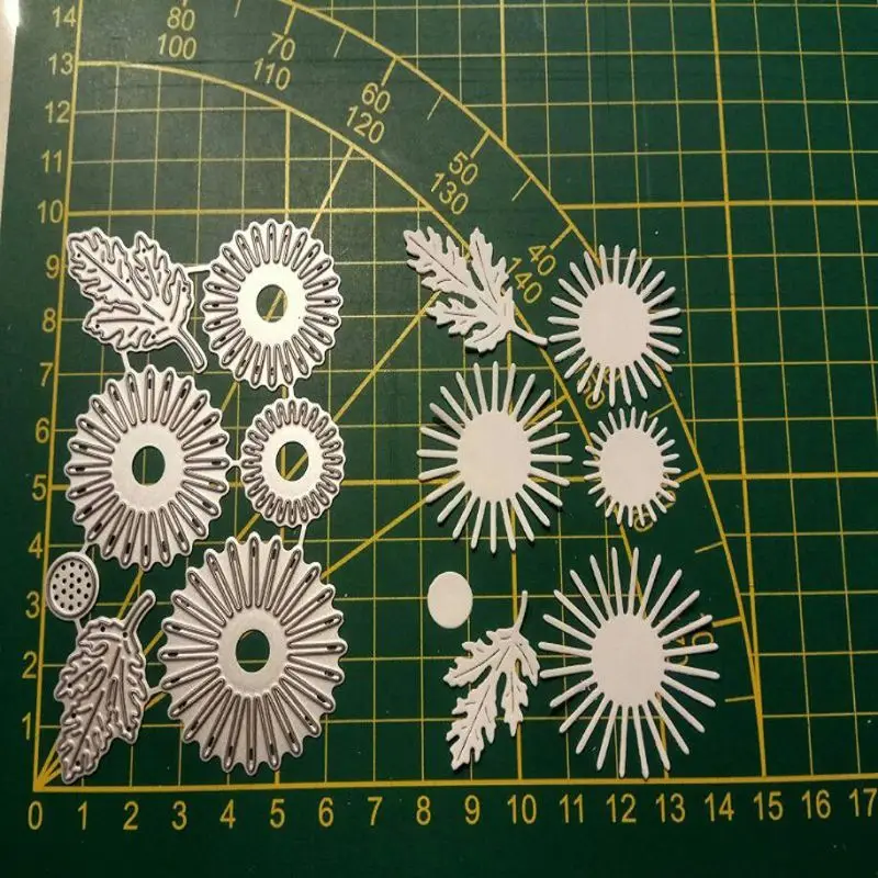 Sunflowers Metal Cutting Dies Stencil Scrapbooking DIY Album Stamp Paper Emboss 2
