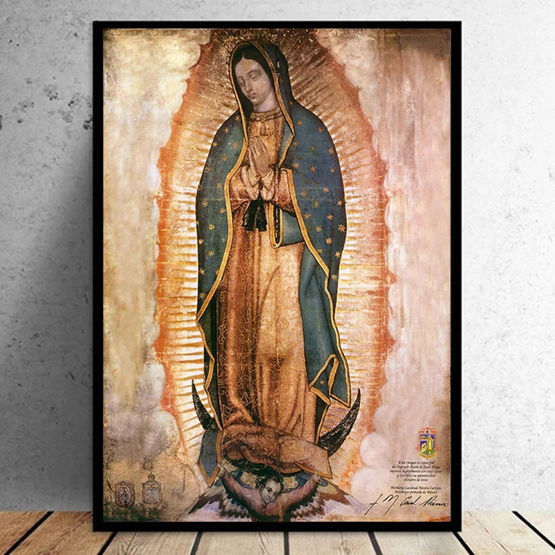 Katalikų Virgin Guadalupe, Naftos ir Drobės, Modernus Gyvenamasis Kambarys ir Miegamasis Apdailos(be Rėmelio) 0