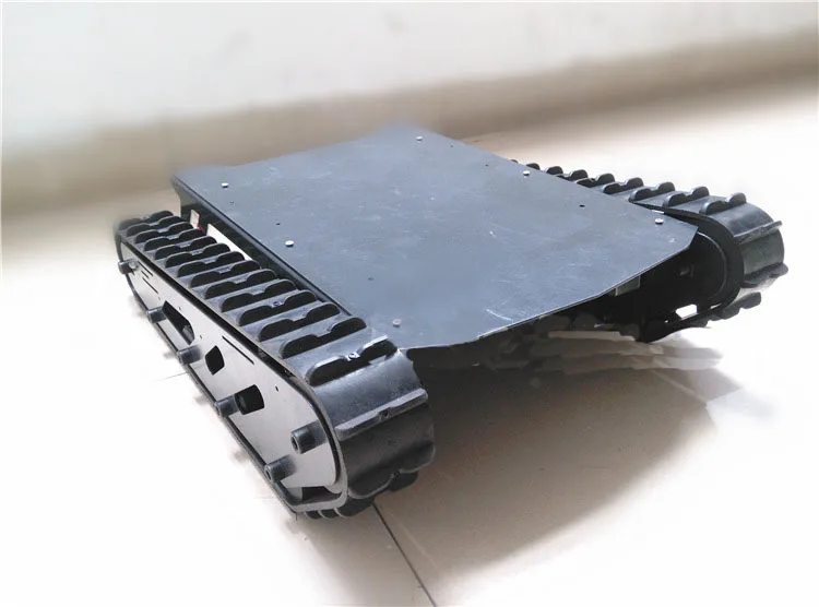 15kg, Didelis/Didelis krūvis T007 Robotas Bakas Automobilių Važiuoklės Su Guma Kelio+ Didelės Galios Variklis Arduino Robotas Projekto Caterpillar Stebimi 1