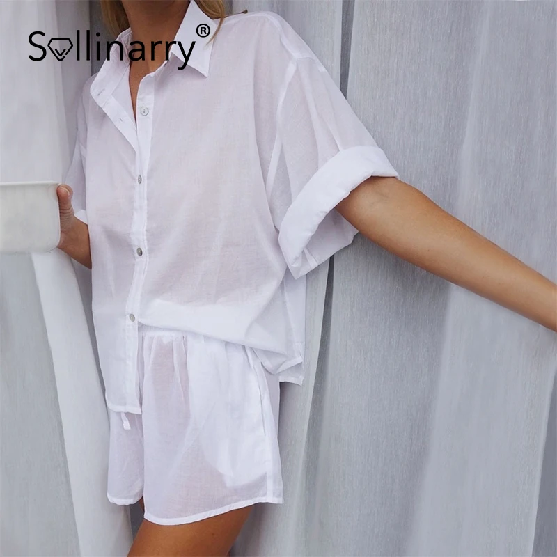 Sollinarry Atsitiktinis baltoji moteris kietas dviejų dalių moteris, trumpas tinka, ilgomis rankovėmis kietas Mados pavasario summei moteriški viršutiniai drabužiai 2021 1