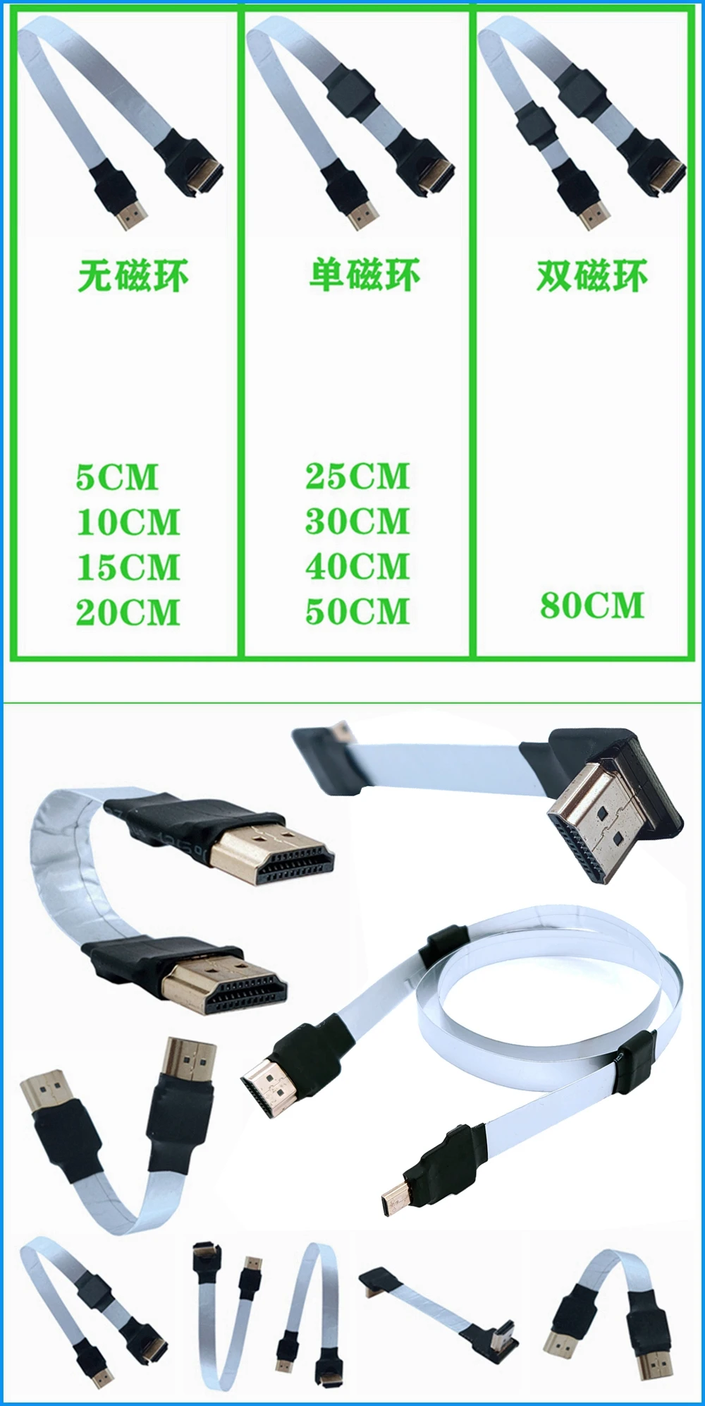 FPC Micro MINIHDMI-suderinamą Kabelį 90 Laipsnių AUKŠTYN Žemyn Kampu Adapteris Aviečių Pi DJI UAV PTZ SLR Fotoaparatas TV/Projektoriaus 0