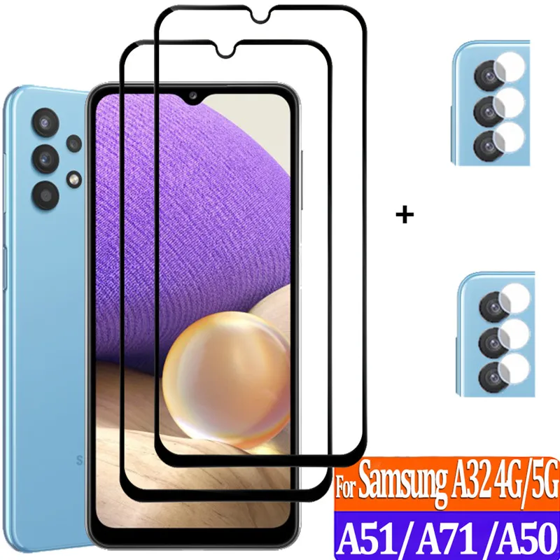 Grūdintas Stiklas Samsung Galaxy A32 4G Apsauginė Stiklo Samsung 32 2021 A51 A72 A52 Kamera Kino Screen Protector Galaxy A32 4