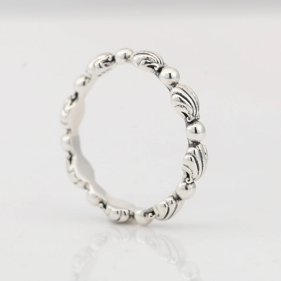 Autentiškas S925 Kriauklių Žiedas Moterims Vestuves tinka Lady Fine Jewelry Mergina Pirštu anel Dovana 1