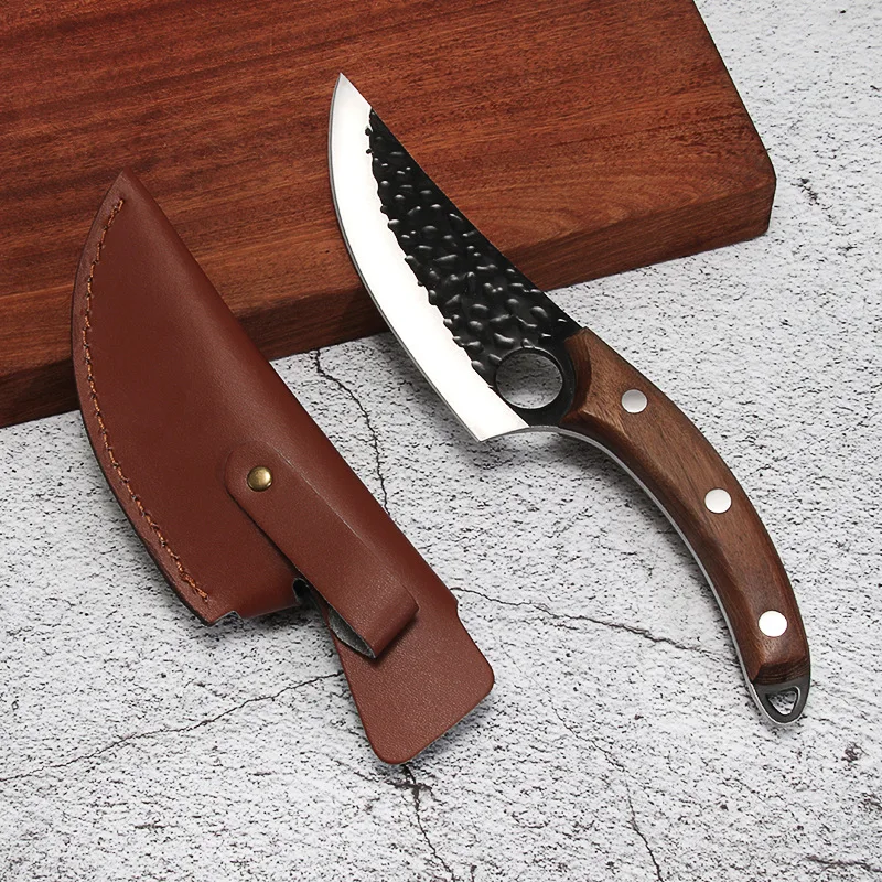 Japonijos ranka-kaltiniai aukštos kietumas iškaulinėjimas peilis namų virtuvės peilis universalus peilis mėsininkas iškaulinėjimas peilis, pjaustymo peilis 2