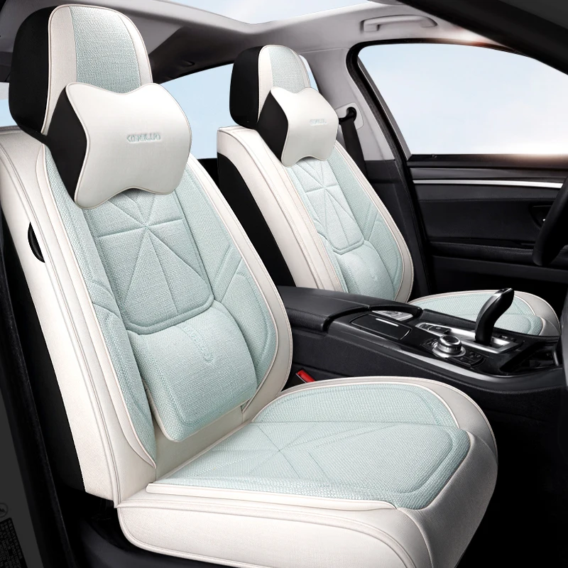 Visiška linų pluošto automobilių sėdynės padengti automobilių sėdynės apima Volvo s60 automobilių v40 v60 s80 s90 v90 xc70 xc40 xc60 xc90 cars2011 1