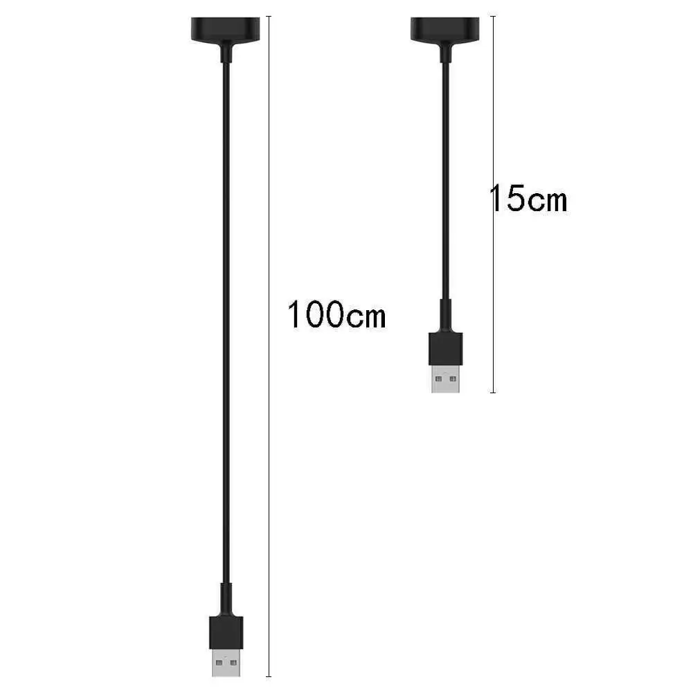 15cm/100cm USB Įkrovimo Kabelis Fitbit Inspire/ Inspire HR Apyrankė Įkroviklis Pakeitimo Priedai 2
