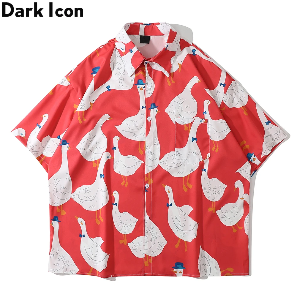 Tamsiai Piktogramą Visą Prined Negabaritinių vyriški Marškinėliai trumpomis Rankovėmis Vasarą Streetwear Marškinėliai Vyrams 4