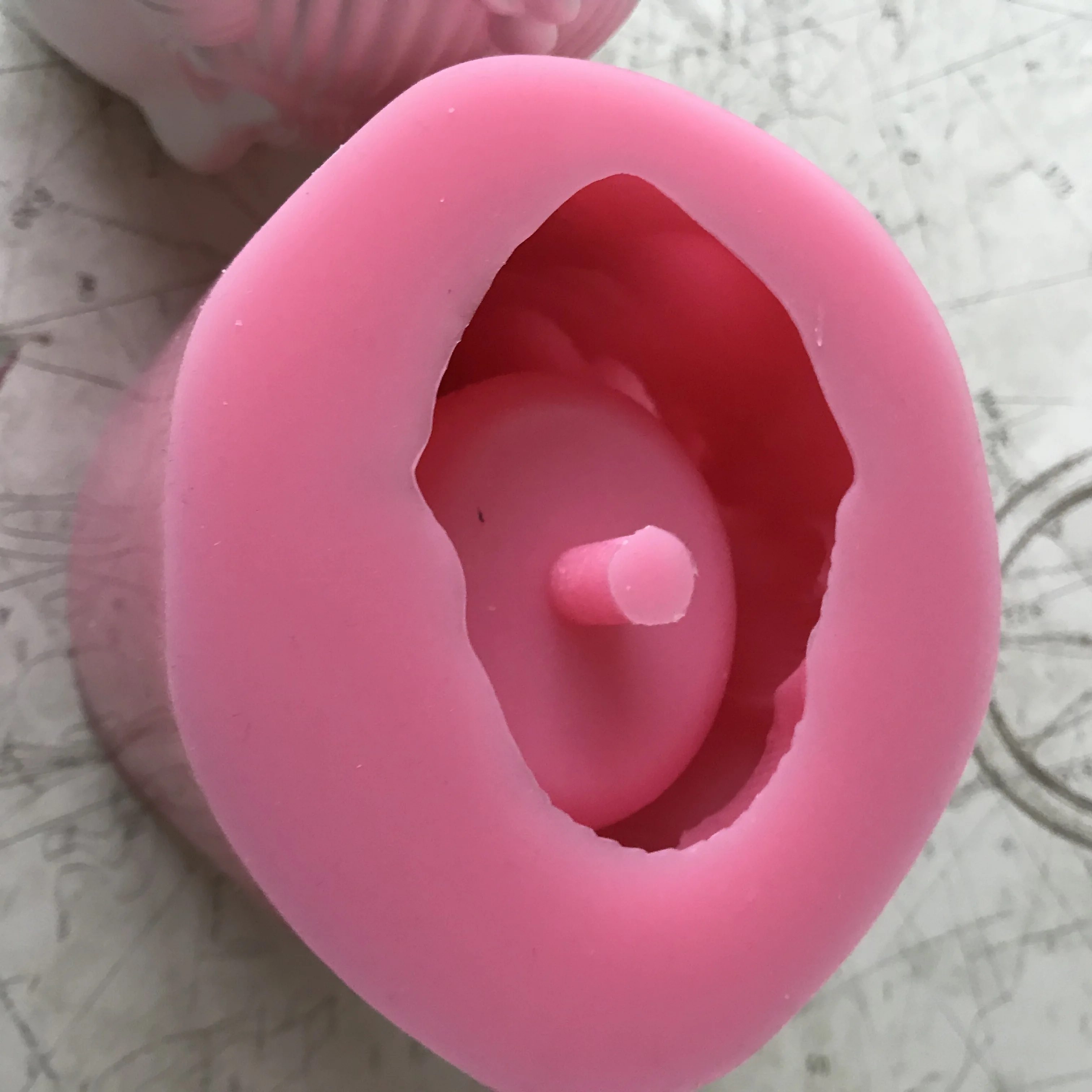 Dervos Tinkas Mergina Vaza Maker 3D Buda Galvos Molio Silikono Puodą Formų Betono Vazonas Sodinamoji Pelėsių 0