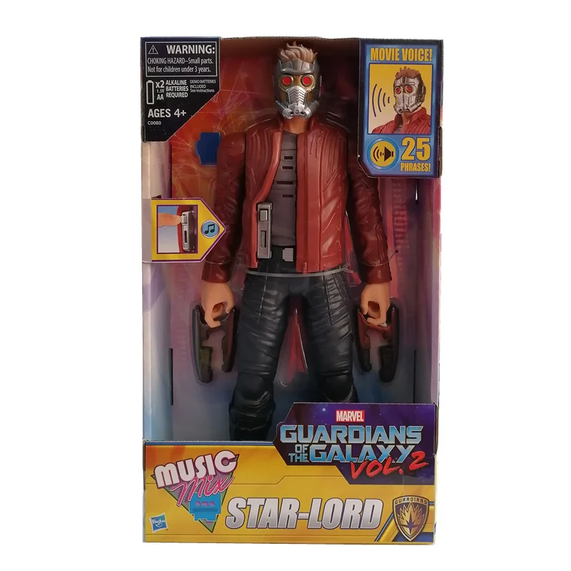 26cm Hasbro Stebuklas Globėjai Galaxy Star-Viešpatie, Žaislų, kad skamba Veiksmų PVC Kolekcijos Modelis Žaislas Anime Pav Žaislai 4