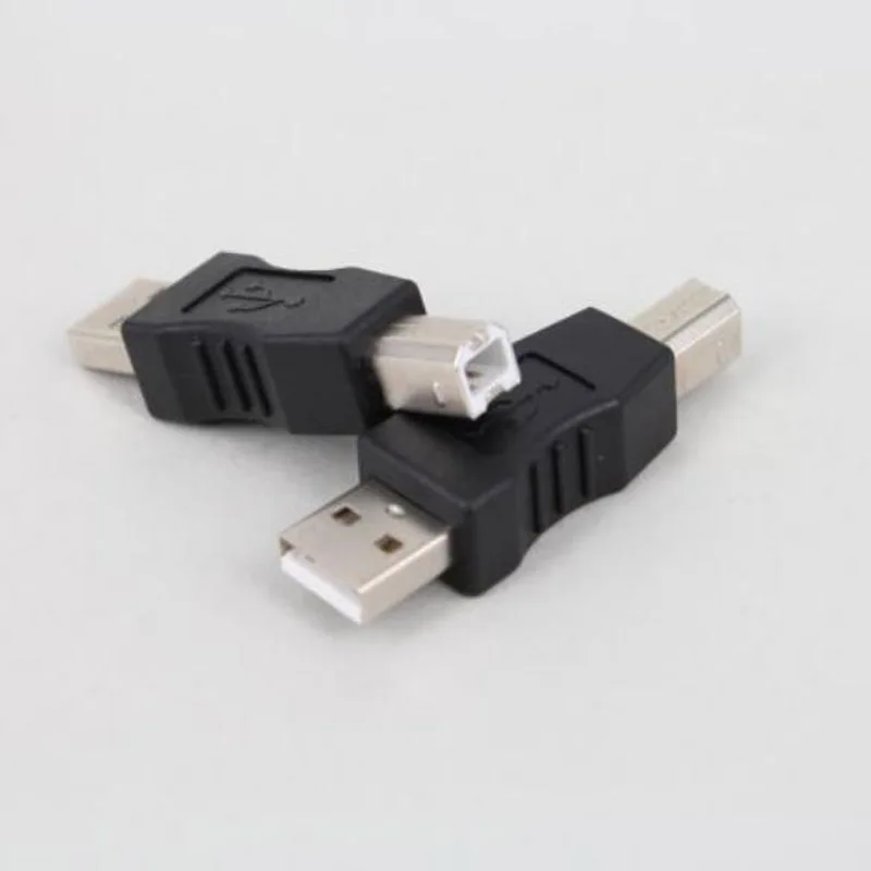 Didelės Spartos USB 2.0 type A Male B tipo Male USB Spausdintuvo, Skaitytuvo Adapteris duomenų sinchronizavimo Jungtis Keitiklio Jungtis 1