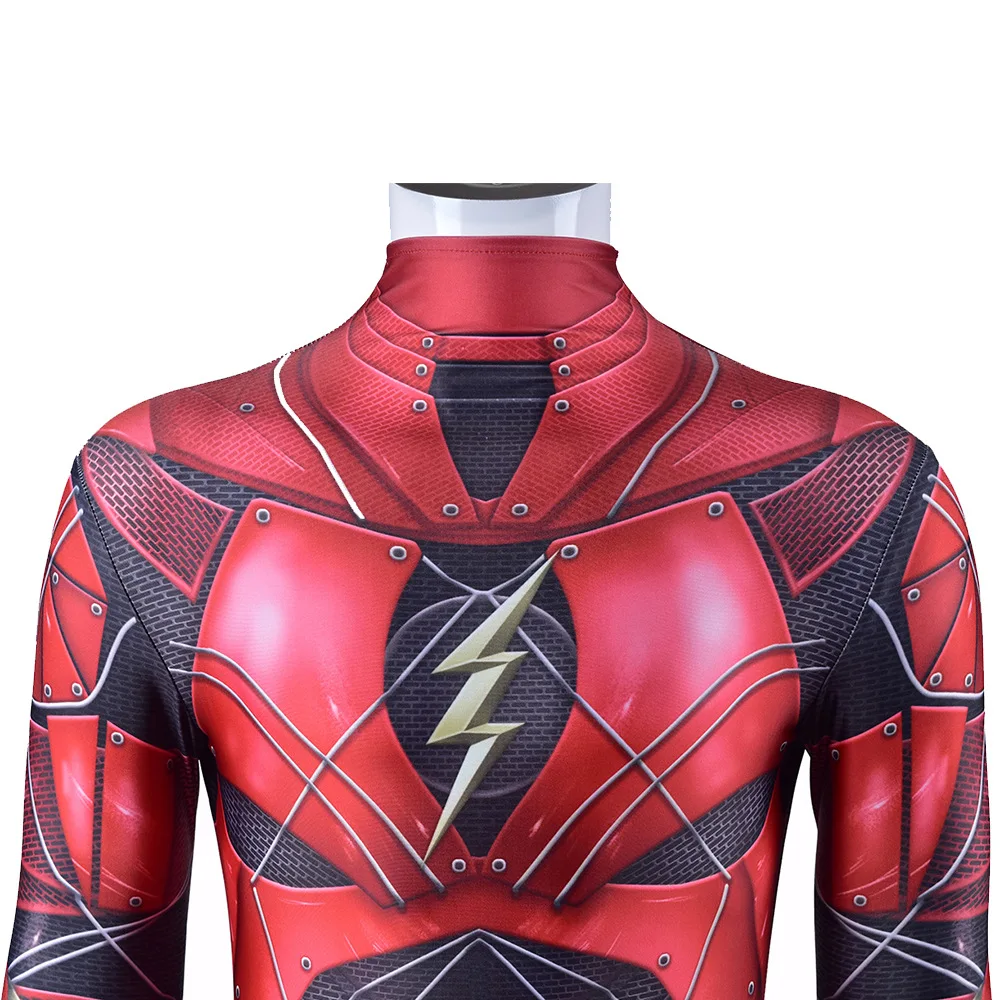 Aukštos kokybės Suaugę Vaikai 2021 Superhero Flash Cosplay Kostiumų Barry Allen Zentai Helovinas Bodysuit Kostiumas Jumpsuits 0