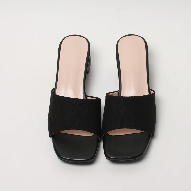 Karšto pardavimo Plius Dydis 31-43 moterų sandalai Paprasta vientisų spalvų Vasarą Kvadratinių Kojų aukšto kulno sandalai mados šalis suknelė bateliai moteris 2