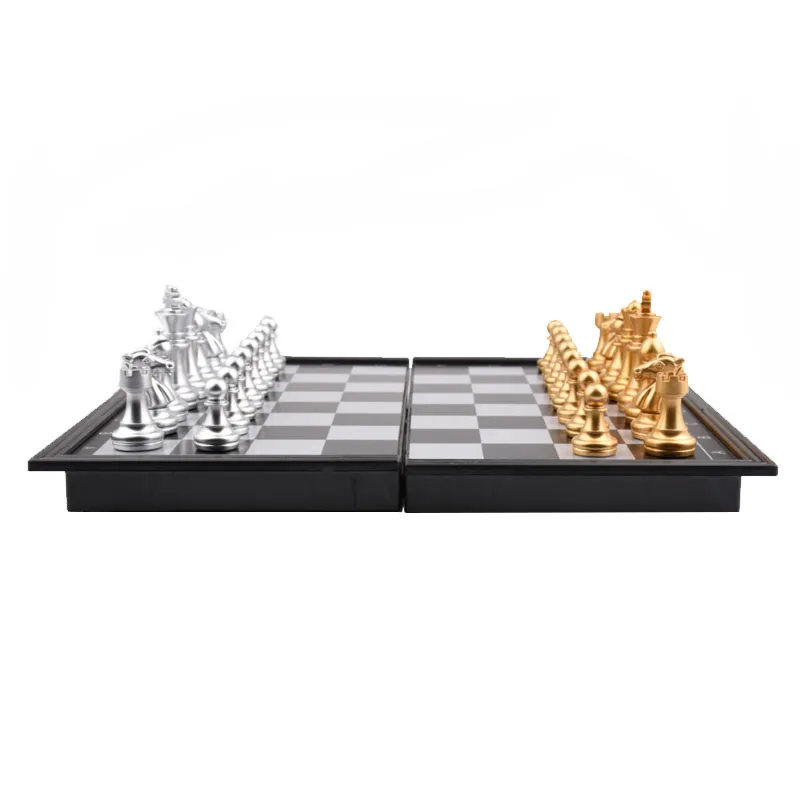 Kelionės Šaškių Magnetiniai Veidrodėliai Šachmatų stalo Žaidimas, Šachmatų Rinkinį Trys-viename 