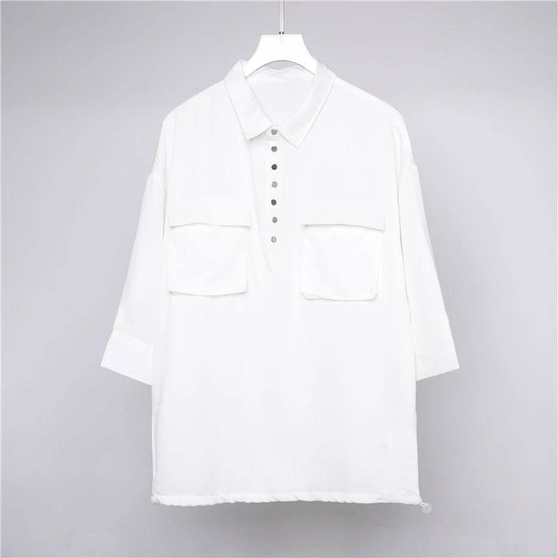Japonų meno marškinėliai jaunimo paprasta INS striukė vyrams korėjos versija prarasti gražus baltas half-sleeve shirt tendencija 1