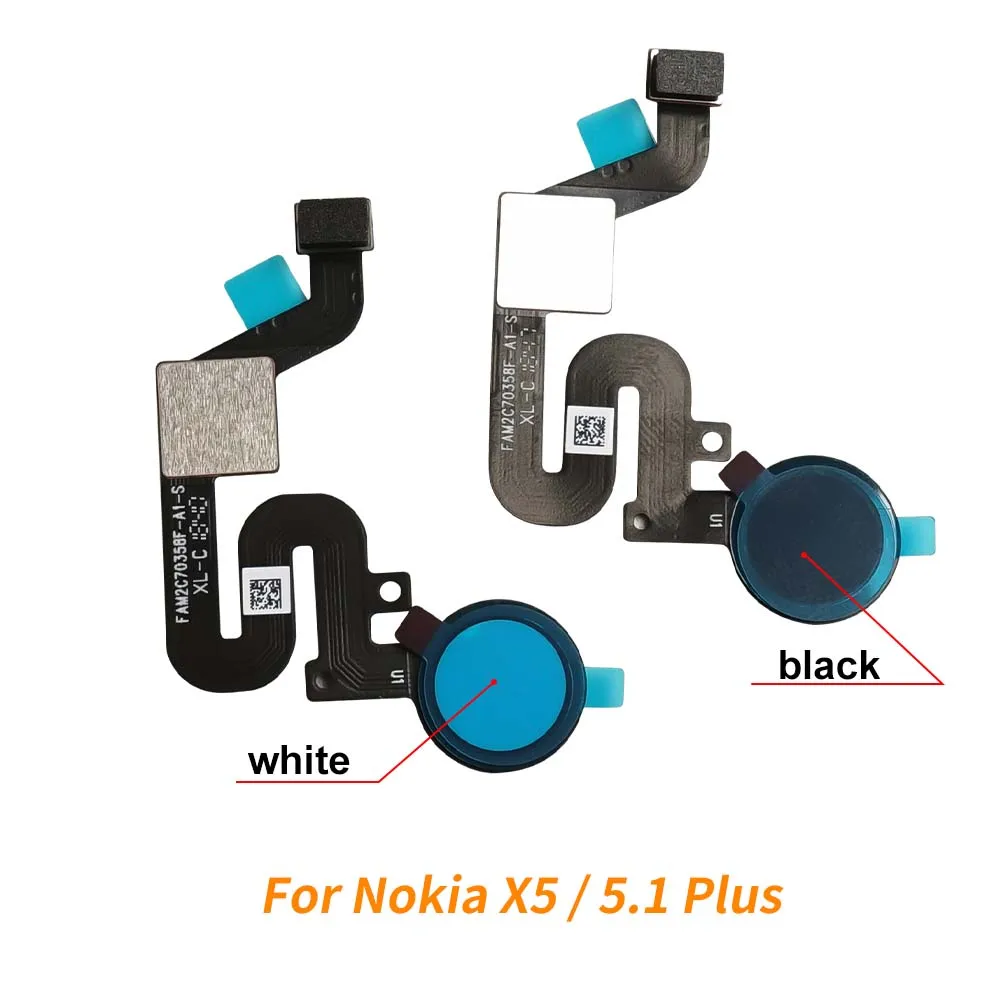 Originalus pirštų Atspaudų Jutiklis Flex Kabelis Skirtas Nokia X5 TA-1109 