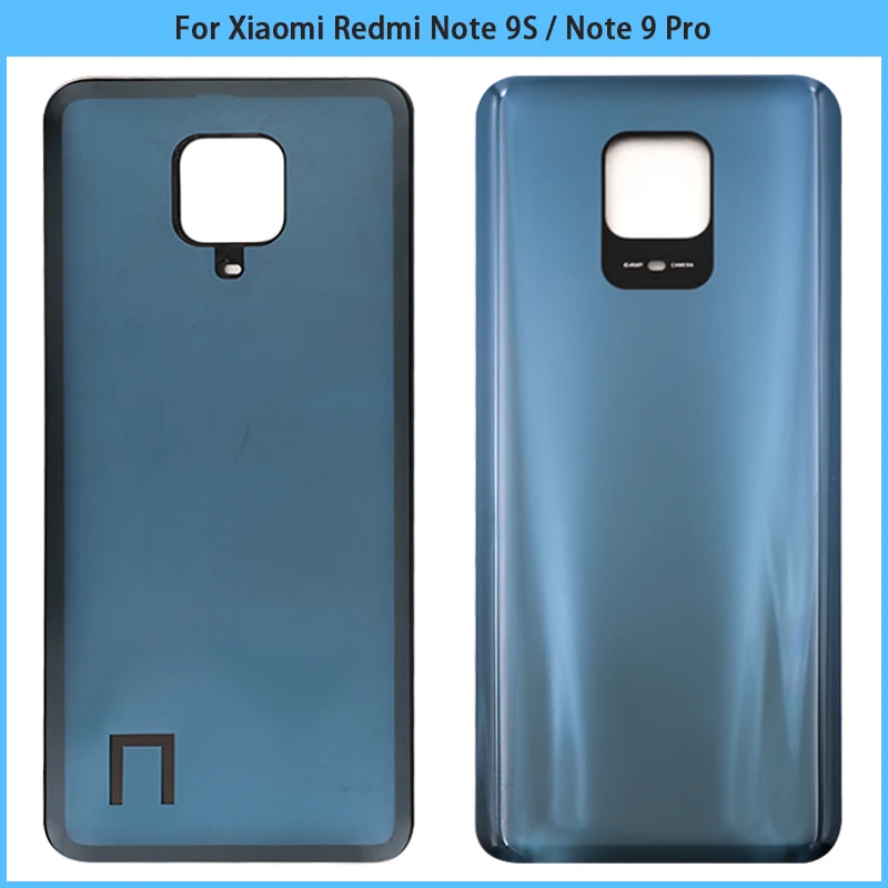 Nauja Xiaomi Redmi Pastaba 9S / 9 Pastaba Pro Baterijos Dangtelis Durys Galinio Stiklo Būsto Atveju Galinį Dangtelį Pakeisti Note9 Pro 4