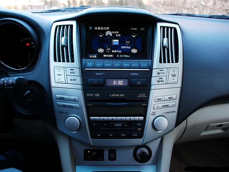 Už LEXUS RX Automobilių GPS navigacijos, DVD grotuvas, Stereo Satnav Galvos Vienetas Multimedijos Radijo magnetofonas IPS 4