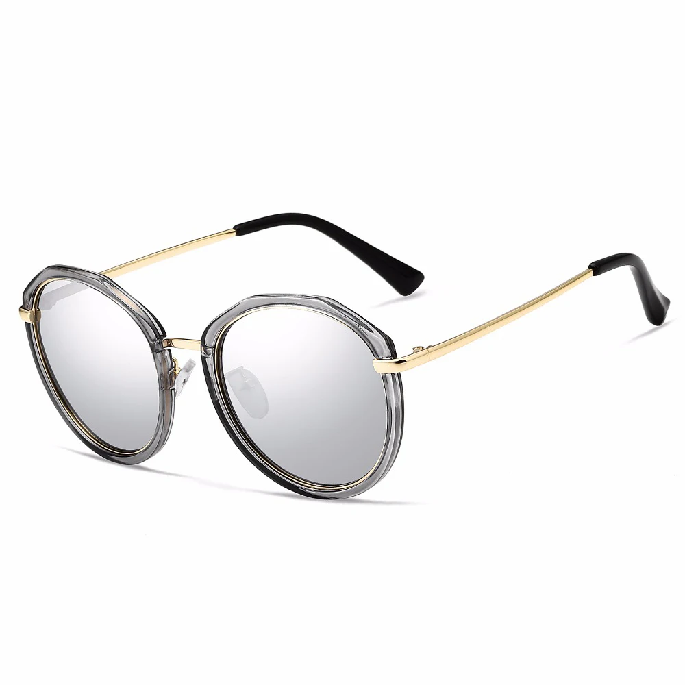 Acetato Rėmelis moteriški Saulės akiniai Poliarizuoti Veidrodis Objektyvas Prabangos Ponios Dizaineris Akiniai nuo saulės, Akiniai Moterims oculos 3050 2