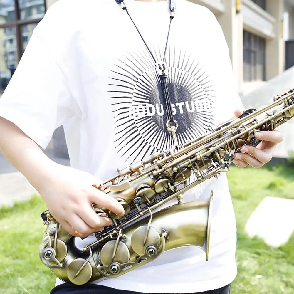 Minkšta Dirbtiniais Odos Saksofonas Petį, Juostos, Muzikos Instrumentų Priedai Dirbtiniais Odos Peties 2