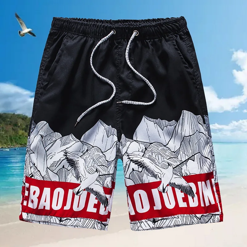 Adisputent vyriški Sportiniai Trumpas Beach Bermuda Šortai Board Šortai, Banglentės, Plaukimas Boxer Glaudės Maudymosi Kostiumai, maudymosi Kostiumėliai, maudymosi kostiumėlį 5