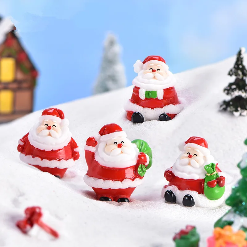 Sniego Micro Kraštovaizdžio Papuošalai Kalėdų Dekoracija Namuose Vaikai Kambario Dekoro Sniego Santa Jūrų Liūtas Kalėdų Dekoracijas 2021 0