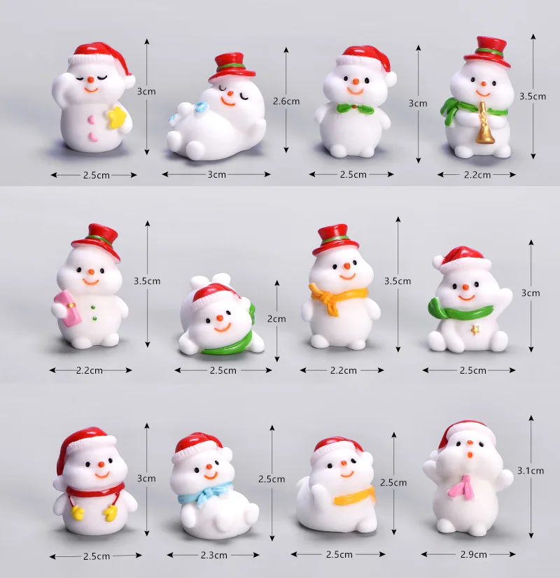Sniego Micro Kraštovaizdžio Papuošalai Kalėdų Dekoracija Namuose Vaikai Kambario Dekoro Sniego Santa Jūrų Liūtas Kalėdų Dekoracijas 2021 1