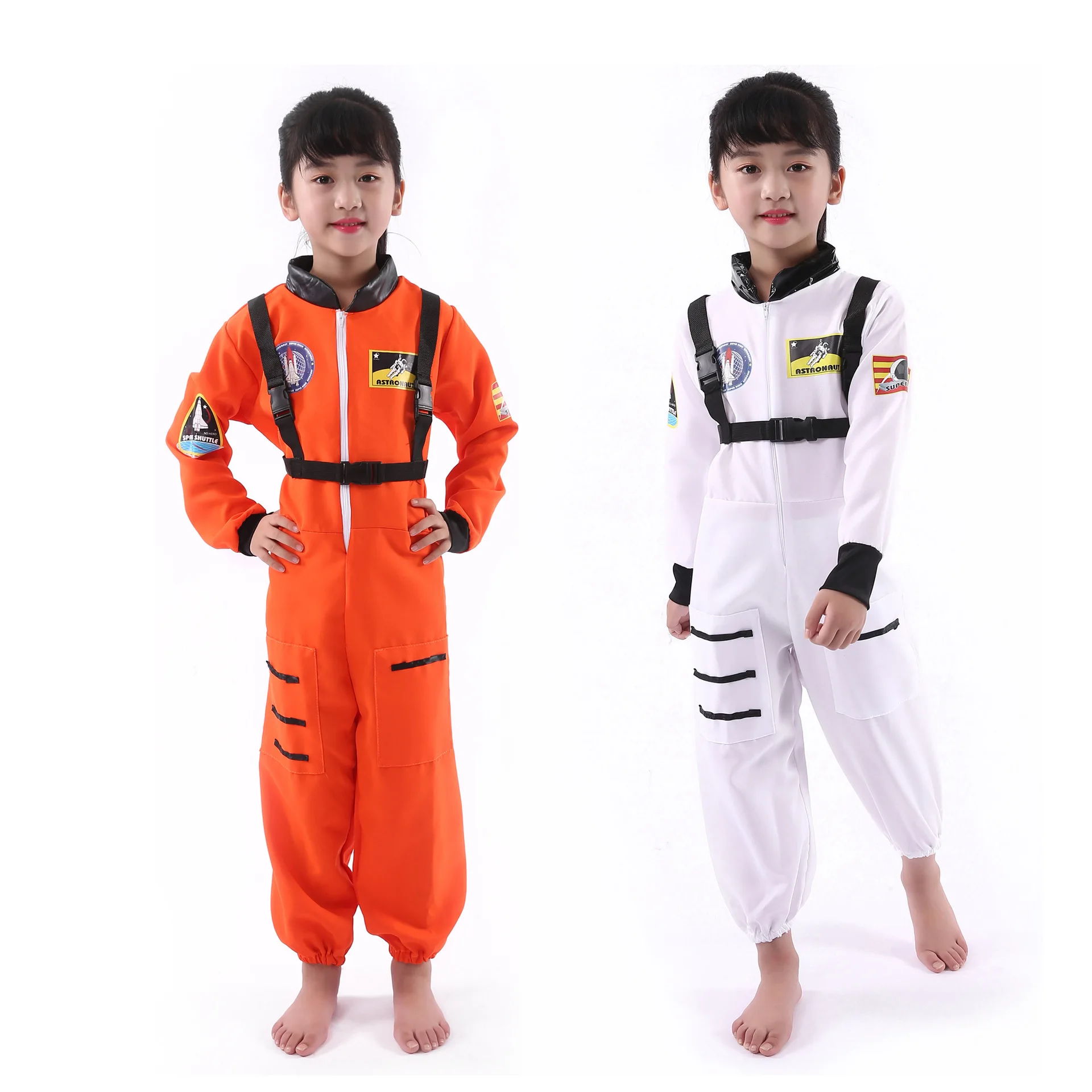 Nemokamas pristatymas Helovinas Kostiumas berniukų drabužiai astronautas drabužius šokių kaukė cosplay kostiumas pilotai 0