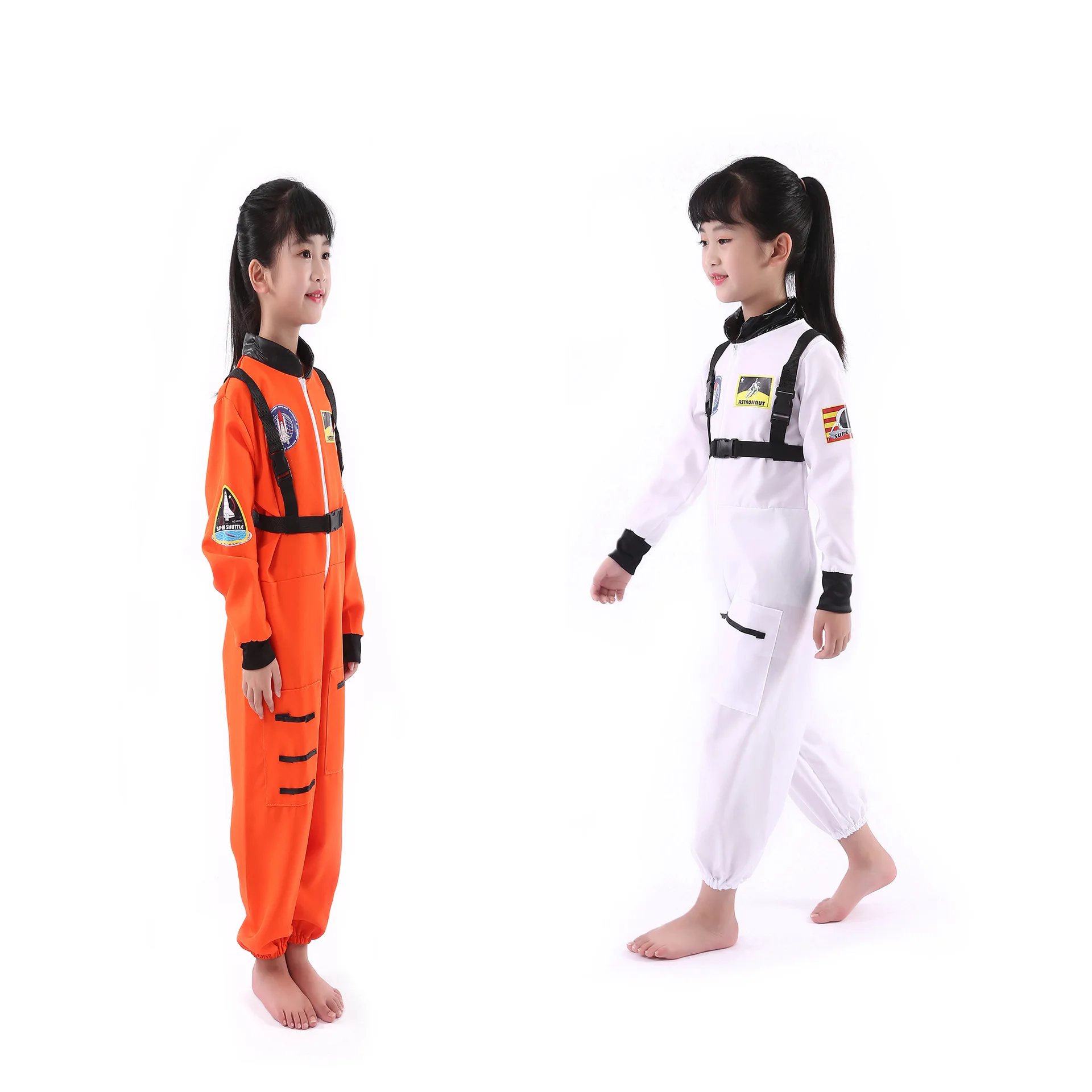 Nemokamas pristatymas Helovinas Kostiumas berniukų drabužiai astronautas drabužius šokių kaukė cosplay kostiumas pilotai 2