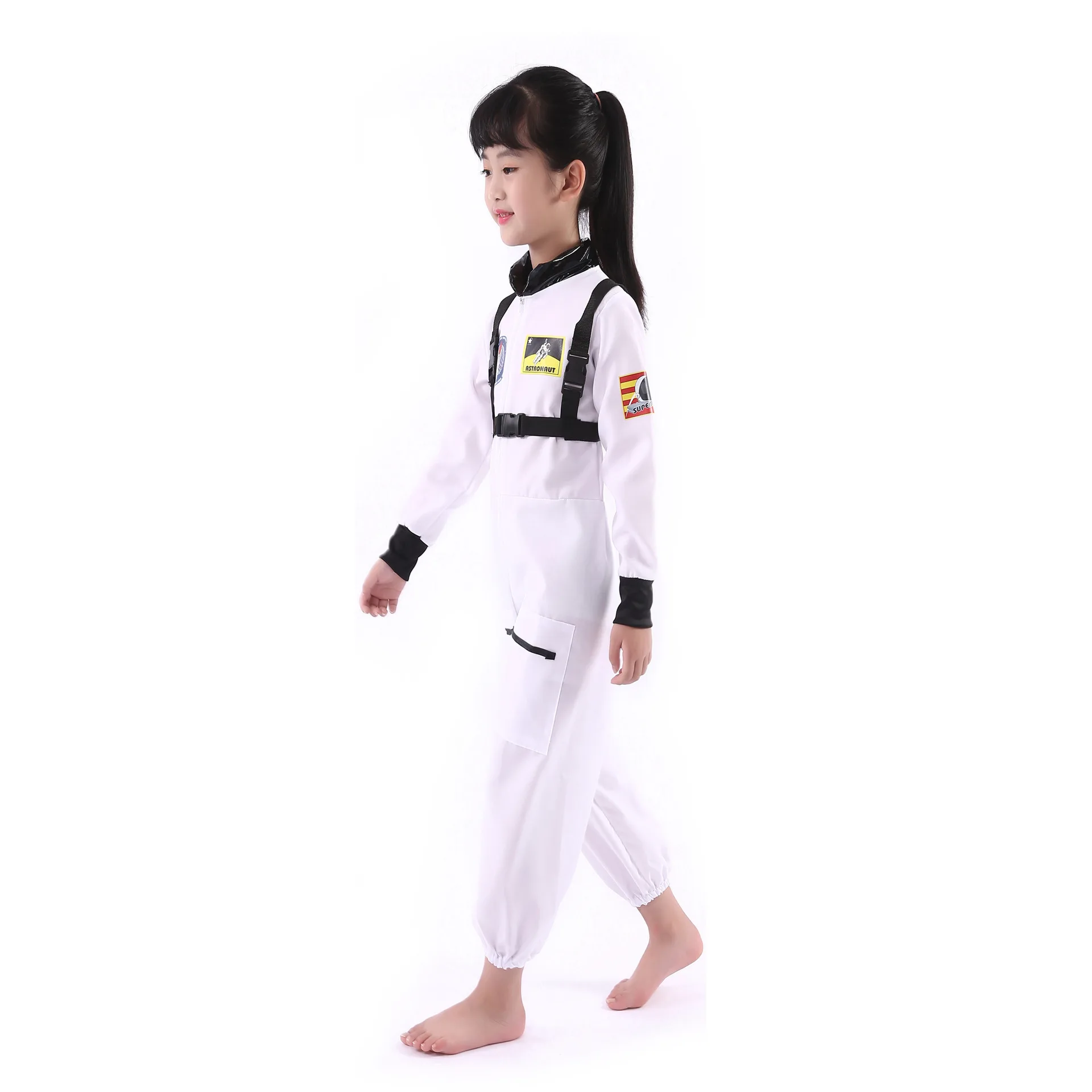 Nemokamas pristatymas Helovinas Kostiumas berniukų drabužiai astronautas drabužius šokių kaukė cosplay kostiumas pilotai 5