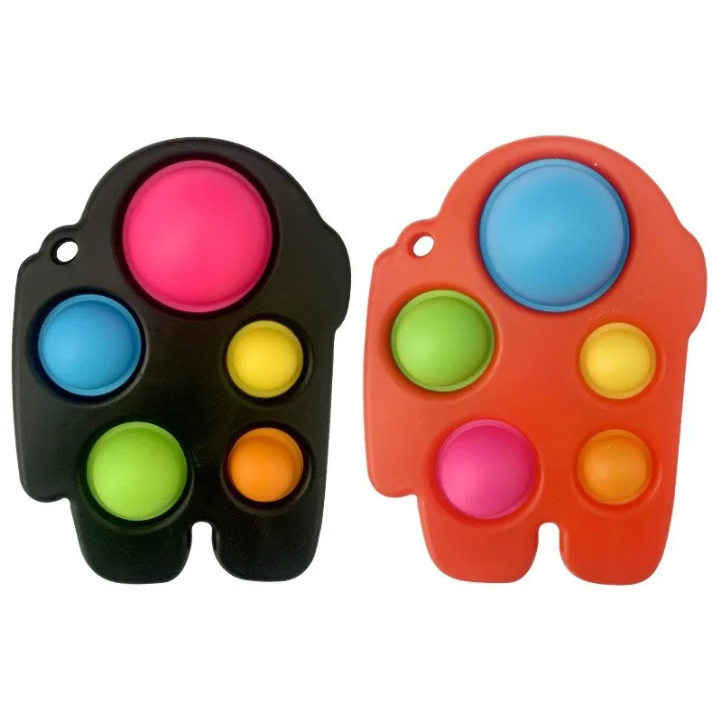 Paprasta Dimple Fidget Žaislas Tarp Mūsų Kimštiniai Žaislai, Figet Žaislas Tarp Mūsų Pack Fidget Kimštiniai Žaislai, Antistress Burbulai 0