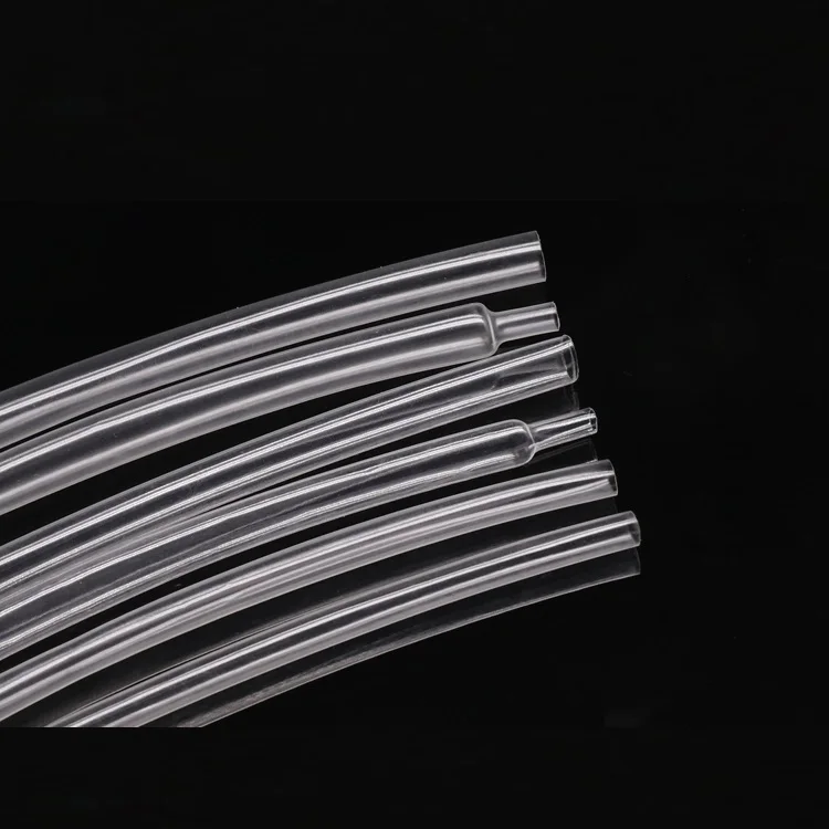 Skersmuo 0,8 mm ~ 15mm Super Plonas Sieninis Lankstus Ausinių Linijos Šilumos Susitraukimas Mėgintuvėlio Dangtelį, Profesionalus Garso Vielos Rankovės Wrap Aišku 1