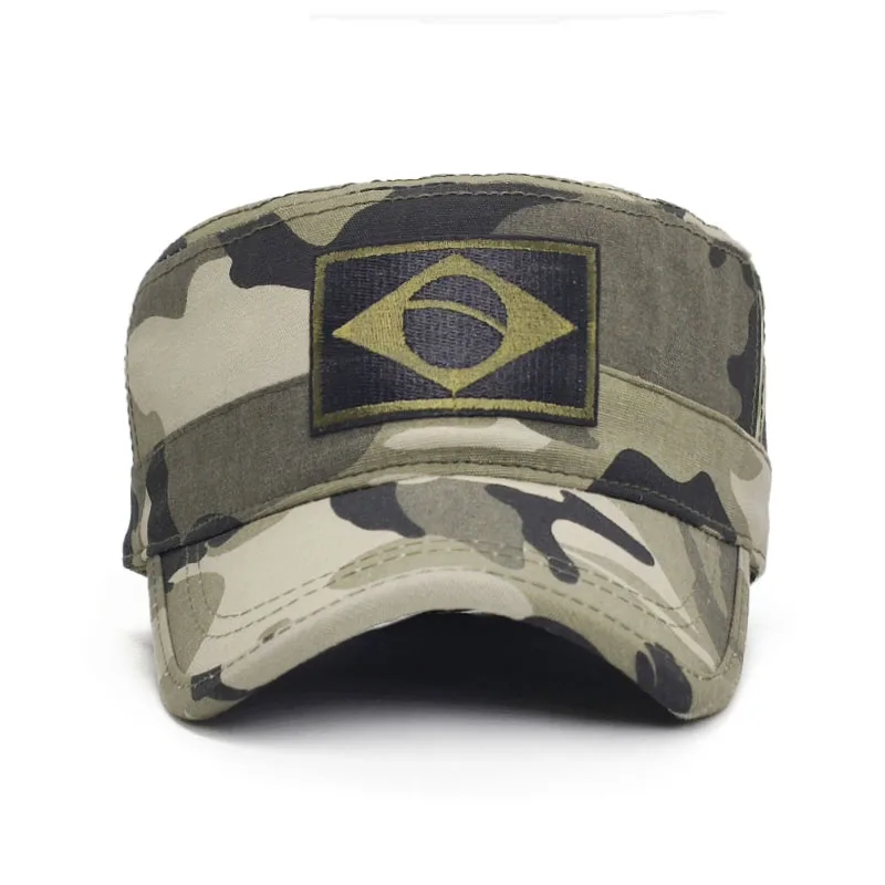 Brazilijos Vėliava Karinės Kepurės Vyrų Taktinis Camo Butas Bžūp Grupė Vyrų Beisbolo Kepurės, Kariuomenės Pajėgų Džiunglių Medžioklės Bžūp 5