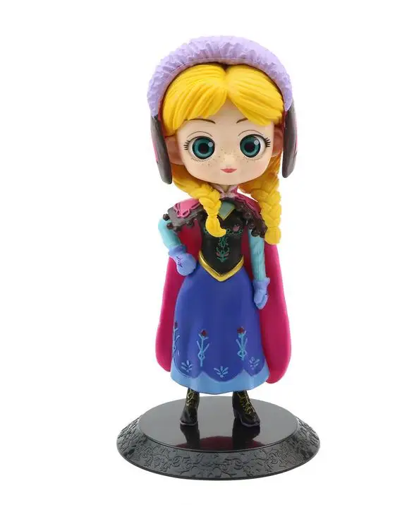 DISNEY Q posket 15cm Lėlė Princesė Arielis Tangled Rapunzel Elsa Anna Pav žaislai, lėlės, žaislai Tortas Topper Tortas dekoro gimtadienio 3