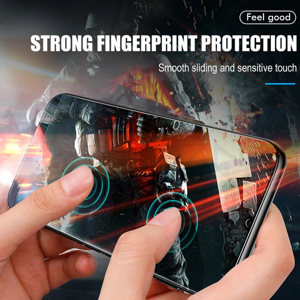 3Pcs grūdintas stiklas Samsung Galaxy A01 A11 A21 A21S A31 A41 A51 A71 A71S A91 A50 A50S telefono screen protector apsauginė plėvelė 2