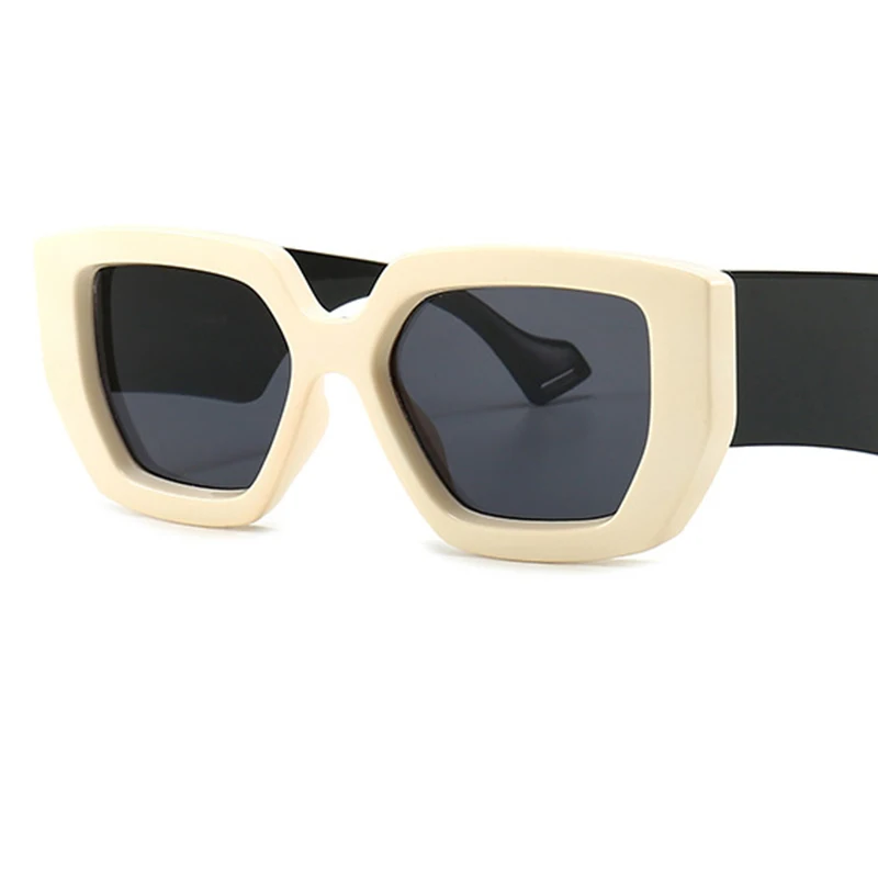 Akiniai nuo saulės moterims, prabangos prekės ženklo Didelis rėmas Aikštėje Gradientas Derliaus Saulės Akiniai atspalvių Naujų Prabangių Prekės ženklų akinius Moterų UV400 5