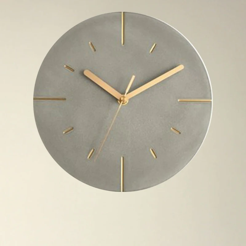 Nordic Industrial Stiliaus Cemento Sieninis Laikrodis Šiuolaikinės Kūrybos Silent Laikrodžiai Sienos, Namų Dekoro Žiūrėti Namuose Gyvenamasis Kambarys 0