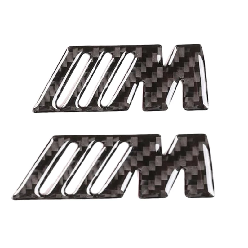 M Standartas 2vnt Anglies Pluošto Sparno Pusėje +Galiniai Kamieno Emblemų Logotipo Lipdukas Ženklelis Lipdukas Visiems -BMW 3