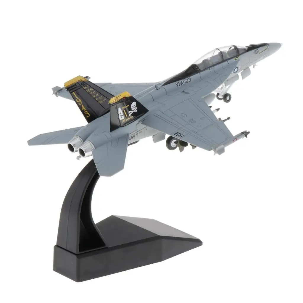 1: 100 Masto Modelis Žaislas F / A 18 Strike Fighter lieto Metalo Lėktuvas 2