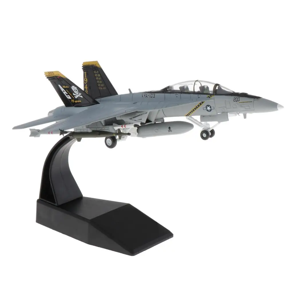 1: 100 Masto Modelis Žaislas F / A 18 Strike Fighter lieto Metalo Lėktuvas 4