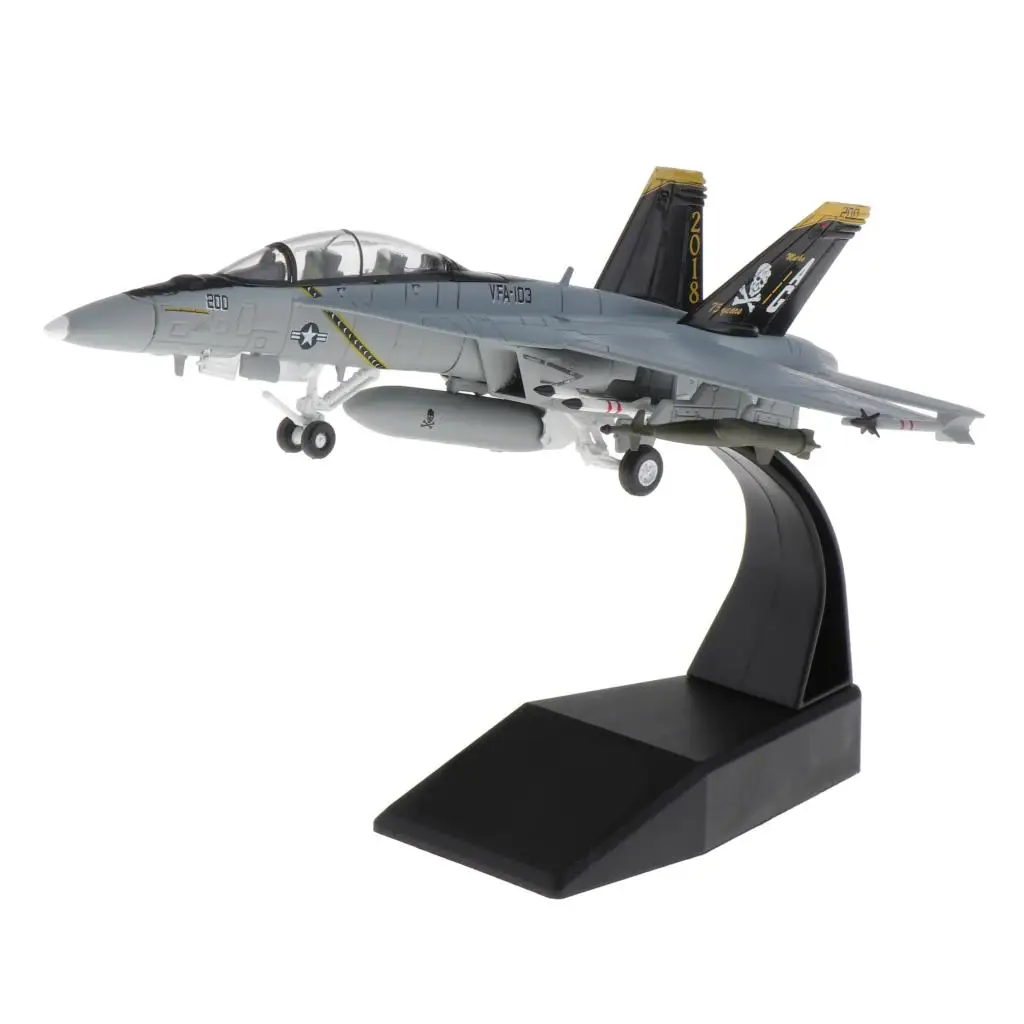 1: 100 Masto Modelis Žaislas F / A 18 Strike Fighter lieto Metalo Lėktuvas 5