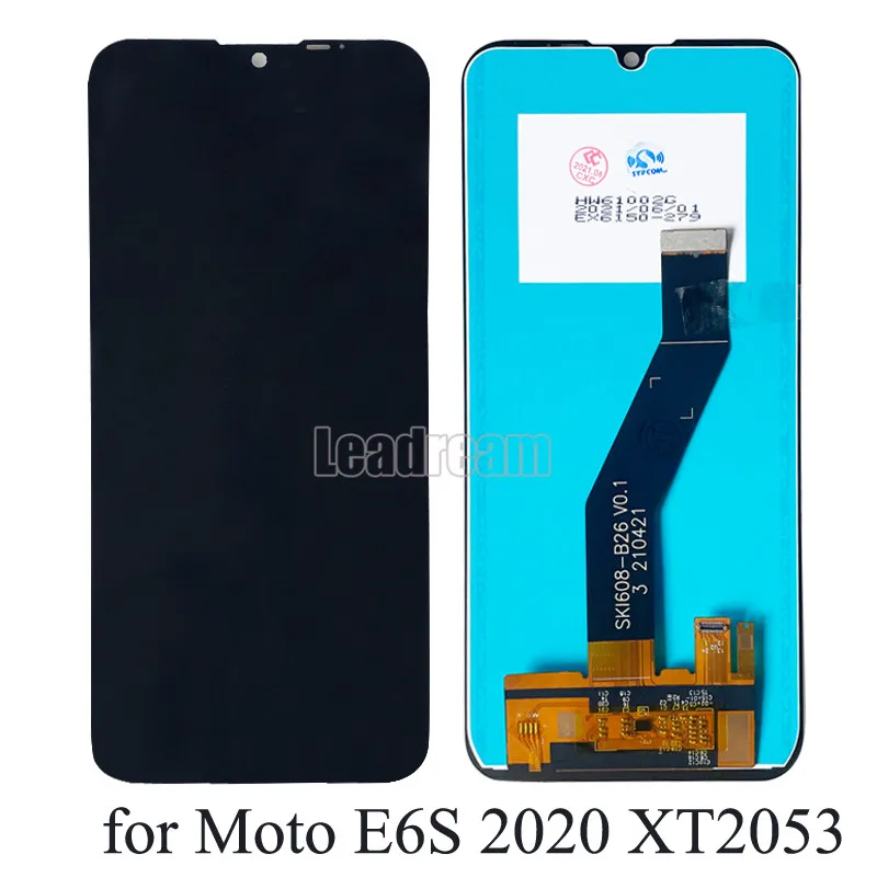 Originalus LCD Motorola Moto E6s E6 Žaisti E6 Plius PAGA0004 LCD Ekranas Jutiklinis Ekranas Jutiklių Digiziter Asamblėja 2