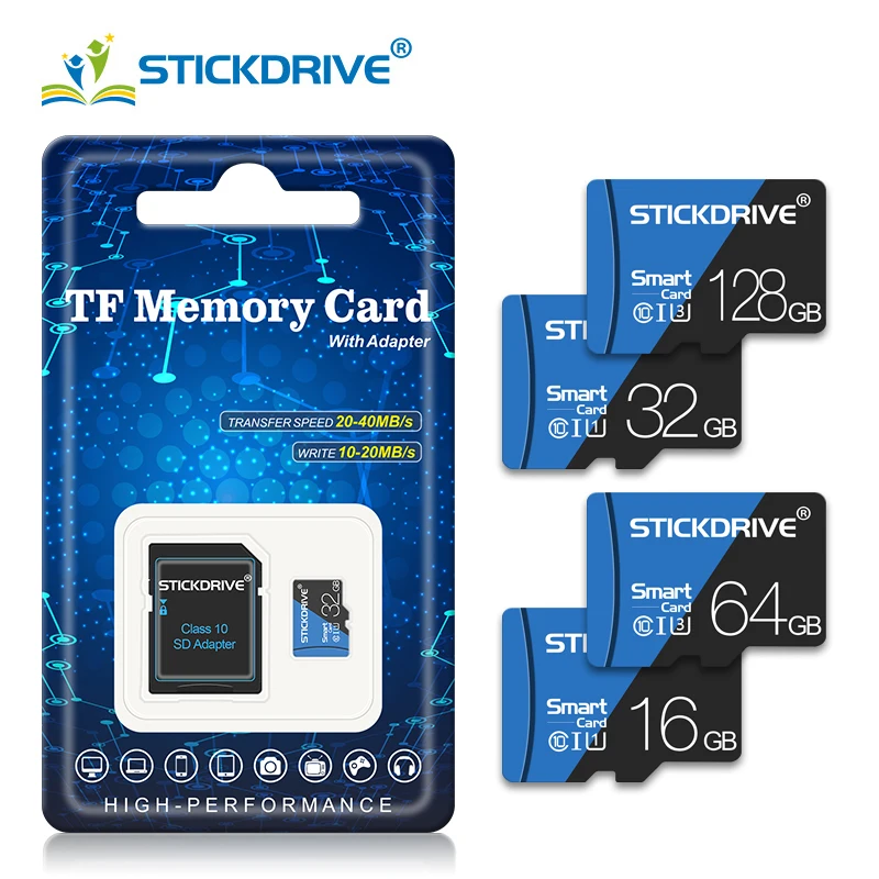 MicroSD 8GB 16GB Atminties Kortelę 64GB Micro SD Kortelę C10 32GB TF Card 128 GB 