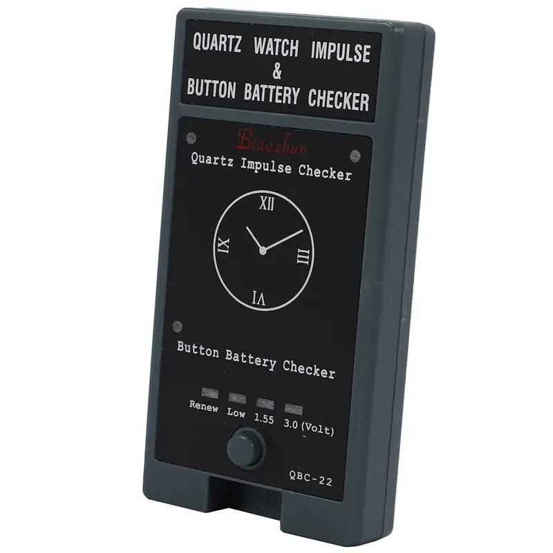 QBC-22 Kvarco Žiūrėti Impulsą & Mygtuką Akumuliatoriaus Tikrintuvas Baterijos Testeris Žiūrėti Įrankis 5
