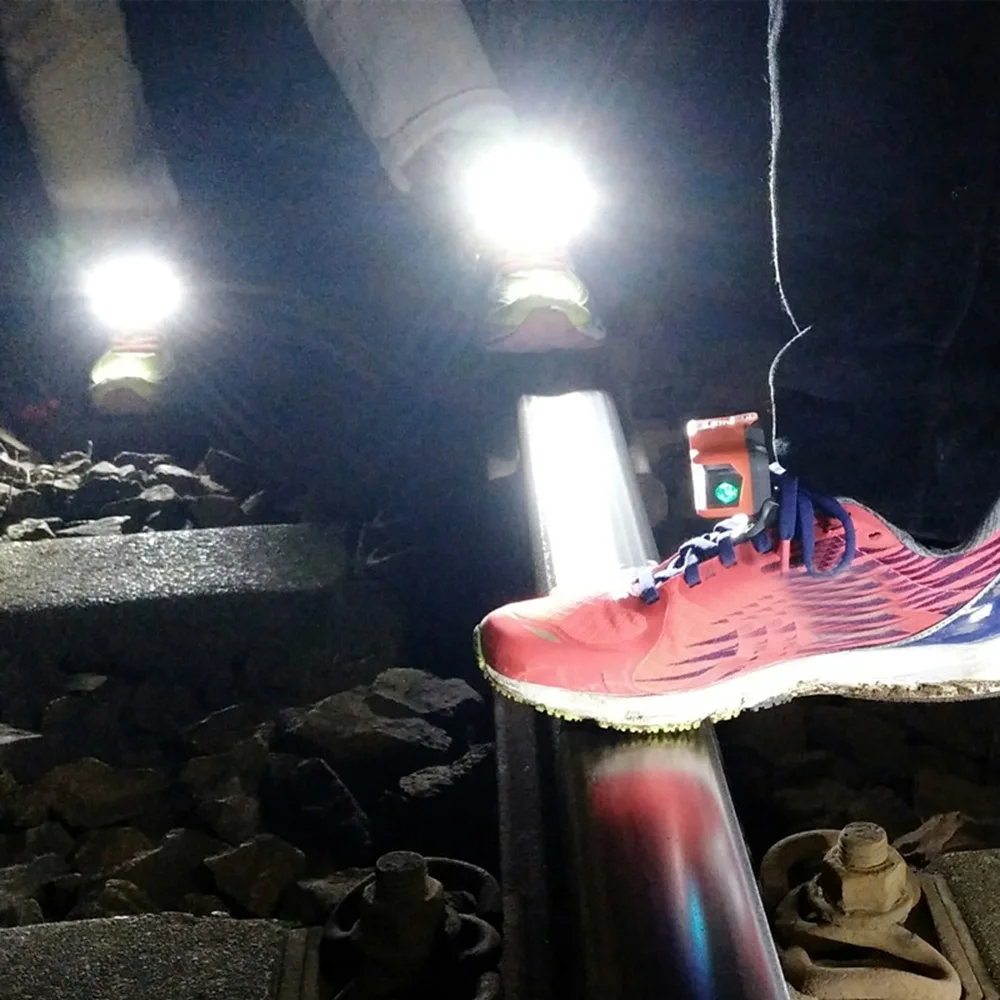 IPX5 LED Lempa Veikia Lauko Mini Mirksinti Žibinto Naktį Vaikščioti Saugos Kempingas Šviesa Lempos Batai 5