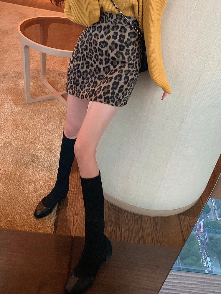 Vasarą naujos lauko moterų leopard aukšto juosmens krepšys klubo sijonas gyvatė skirtleather sijonas sijonas šokių sijonas mados moteriški triko 0