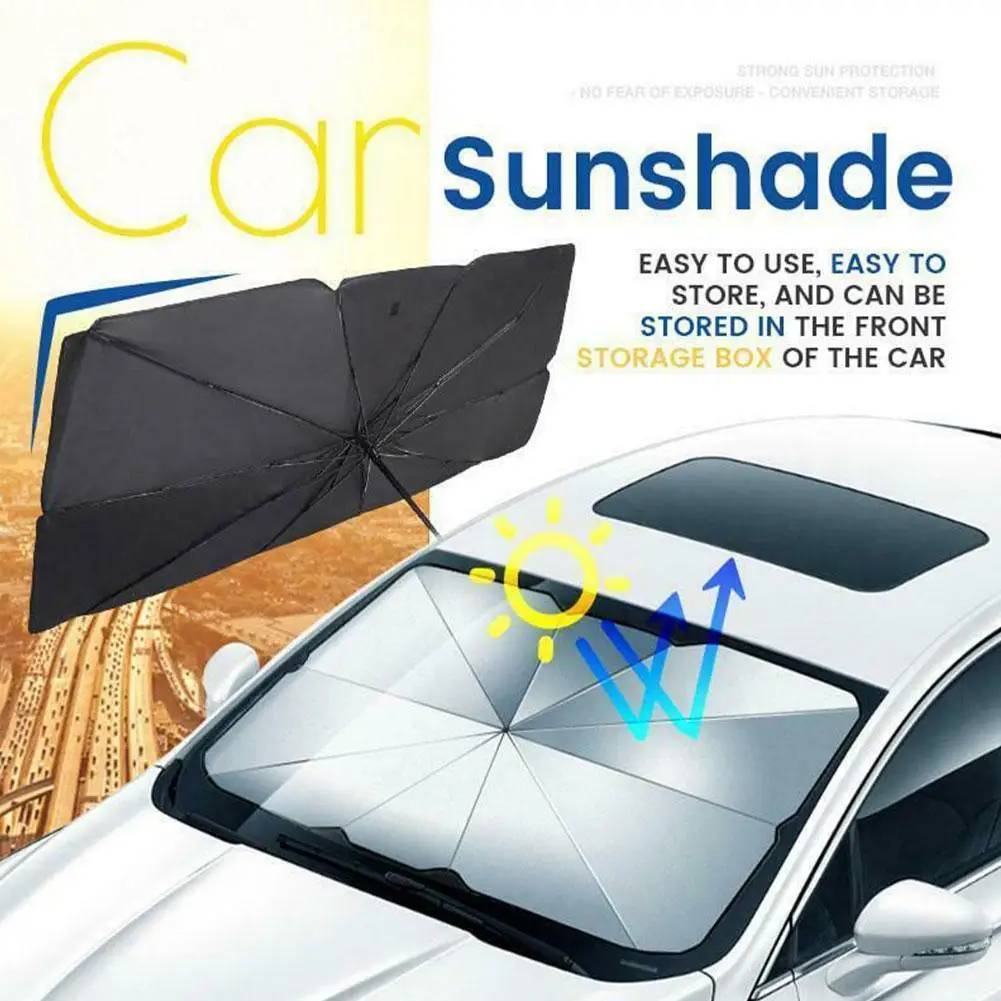 Automobilių Sulankstomas Skėtis nuo Saulės, Automobilio skėtį nuo saulės Auto UV Apsauga Šilumos Izoliacija Automobilio Langą Shield Daugiafunkcį Nešiojamąjį 3