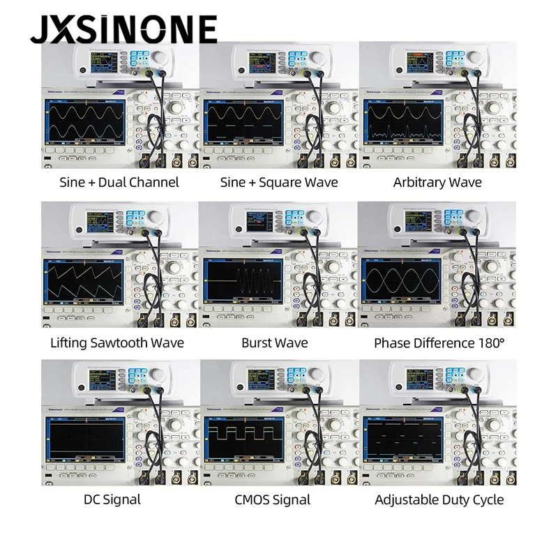 JXSINONE JDS6600-60M 60MHZ Dual-channel Savavališkai Signalo Signalo Generatoriaus, DDS Funkciją, Skaitiklis, Skaitmeninis Valdymas Dažnio Matuoklis 4