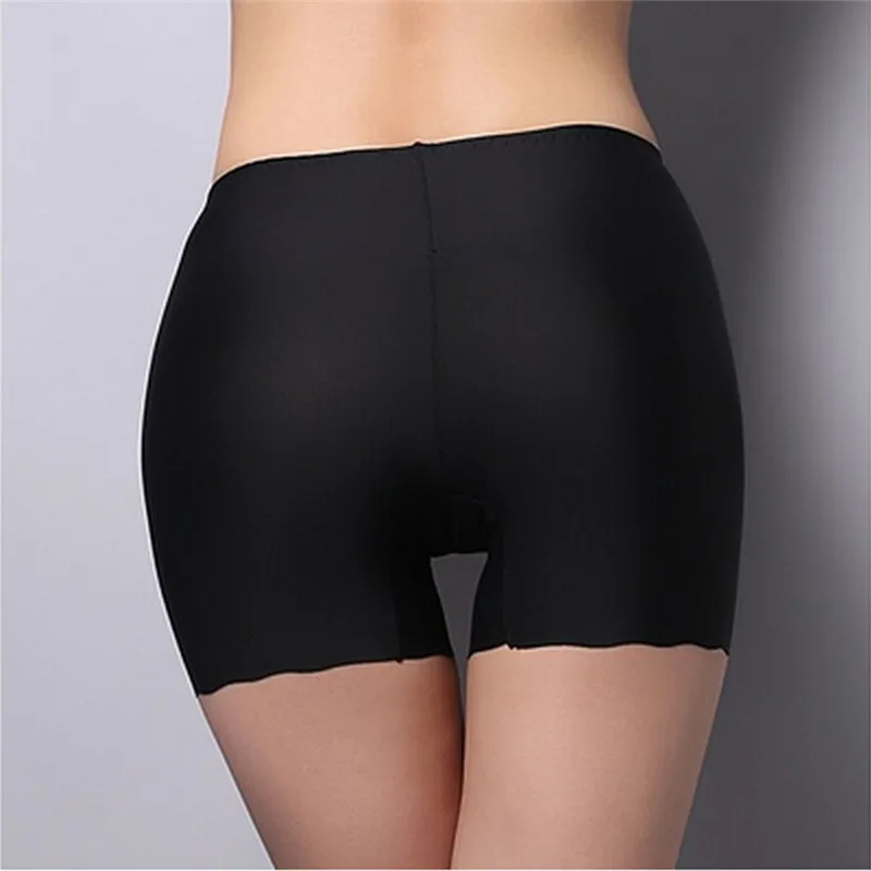 Safety Short Pants Under Skirts For Women Boyshorts Panties Seamless Big Size Female Safety Boxer Panties Underwear New 1