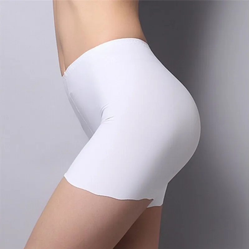 Safety Short Pants Under Skirts For Women Boyshorts Panties Seamless Big Size Female Safety Boxer Panties Underwear New 4